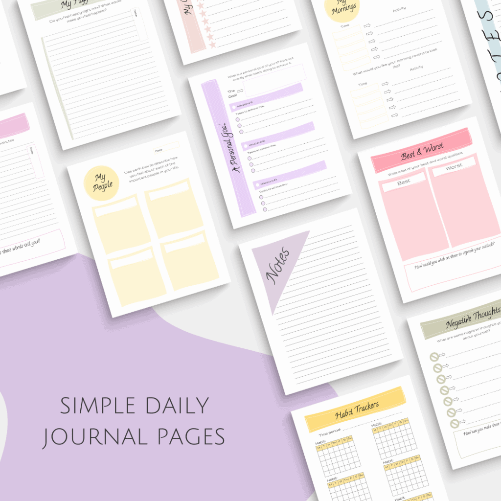 Yoga Journal Template : Simply Couture PLR